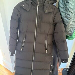 Moose Knuckles Charcoal Puffer Jacket
